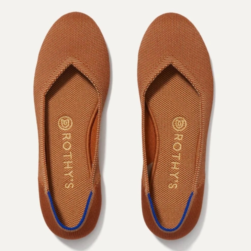 EUC Rothy’s Fawn Flat